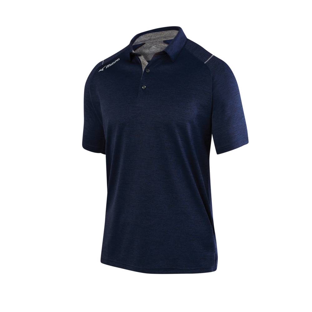 Polo Mizuno Comp Para Hombre Azul Marino 8451679-WC